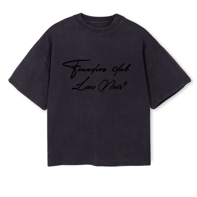 FCVINTAGEBLACK Vintage Black Oversized Boxy Tee.