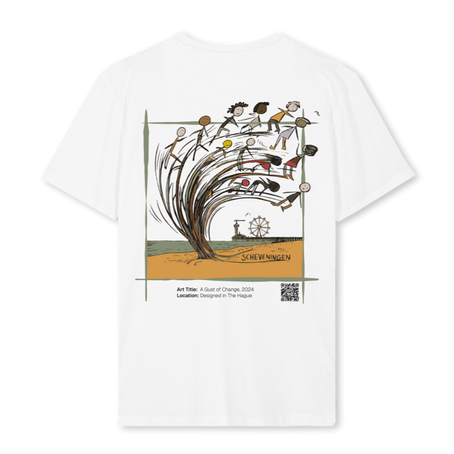 WAGUSTOFCHANGETS White Regular Tee.
