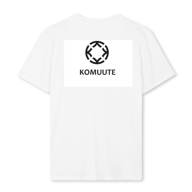 KOMUUTE_2 White Regular Tee.