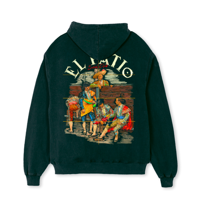 SOCIALCLUBHOODIE Wild Green Oversized Hoodie.