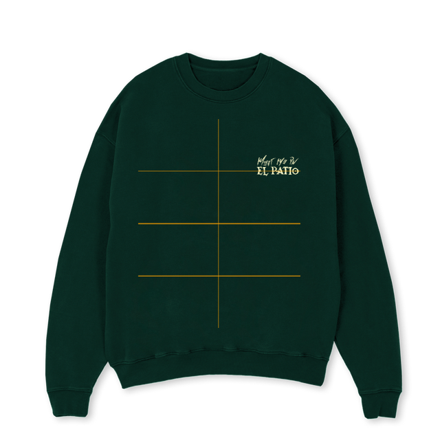 RACINGCLUBMARBELLACR Wild Green Oversized Crewneck Sweater.