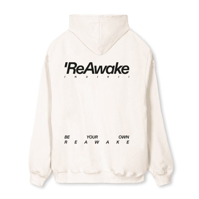 REAWFRONTFIVE Vintage White Regular Hoodie.