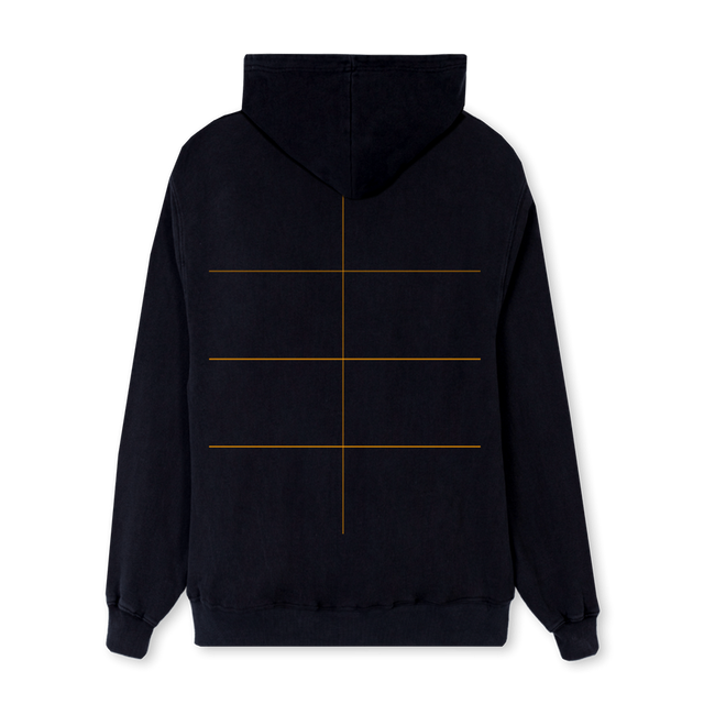 DMZBLKHOODIE Black Regular Hoodie.