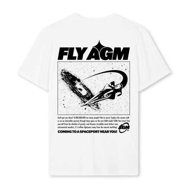 AGMW White Regular Tee.