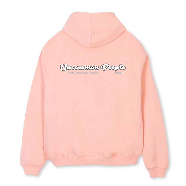 BUBBLE_2  Pink Clay Oversized Hoodie.