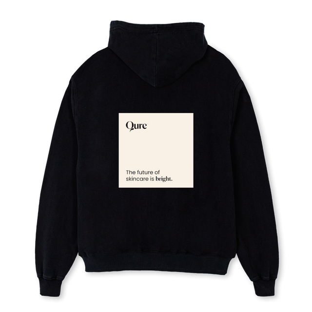 HOODIEQ Black Oversized Hoodie.