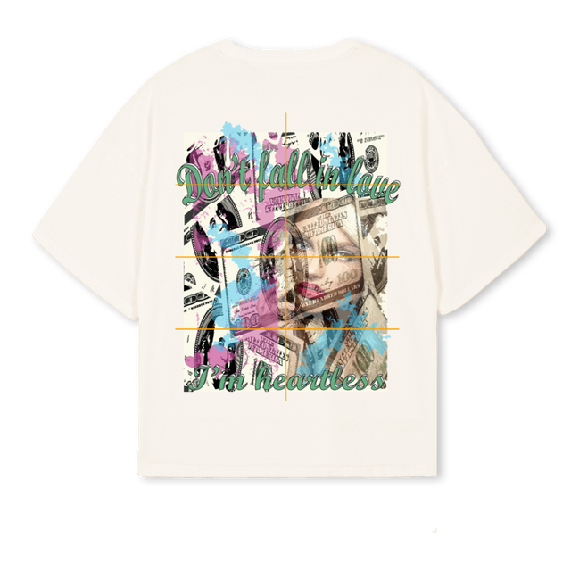 DFIL Vintage White Oversized Boxy Tee.