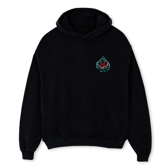 DND Black Oversized Hoodie.