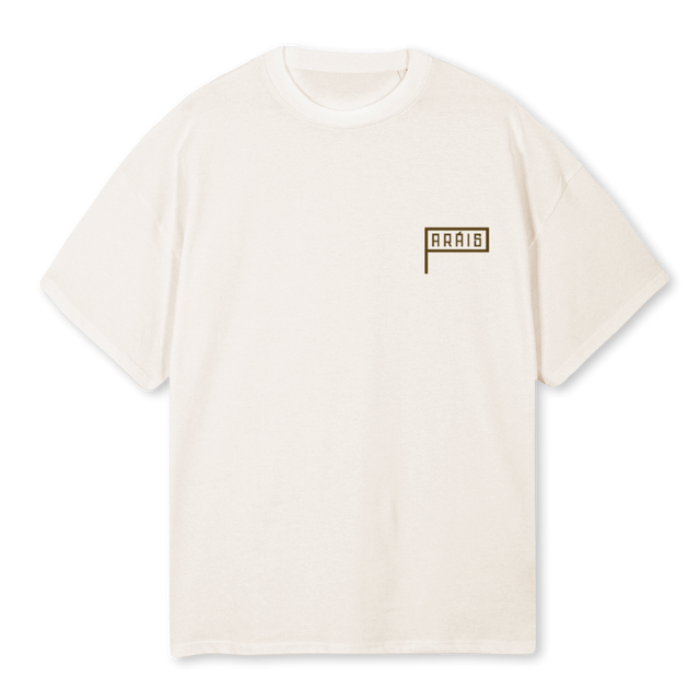 COSTAL  Vintage White Oversized Tee.