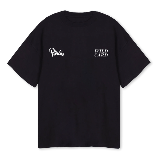 WILDTEE Black Oversized Tee.