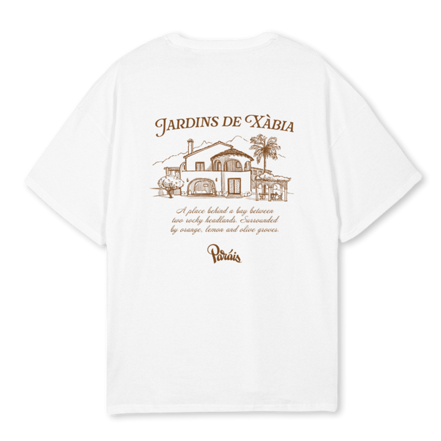 XABIA White Oversized Tee.