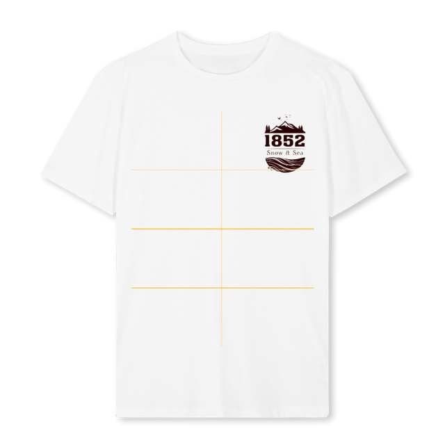 WHITEVAL White Regular Tee.