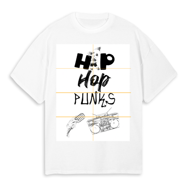 BEATZ White Oversized Tee.