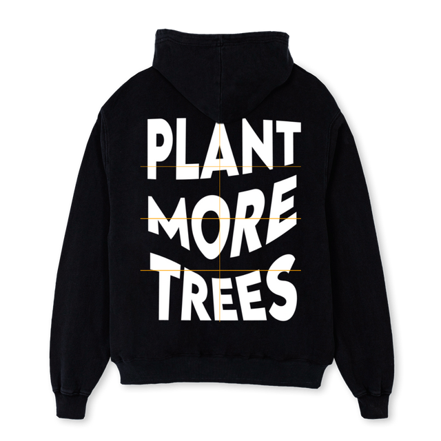 HOODIEZ Black Oversized Hoodie.