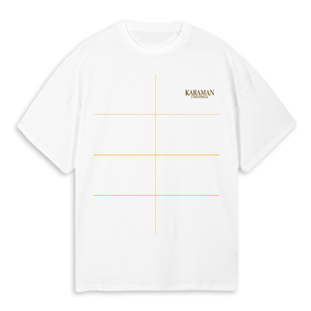 KARAMANA White Oversized Tee.