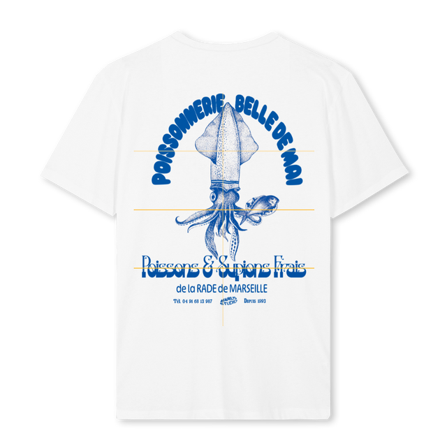 BELLEDEMAI White Regular Tee.