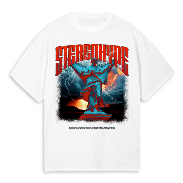 WHITEANGELREDXXL White Oversized Tee.