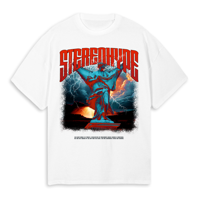 WHITEANGELRED White Oversized Tee.