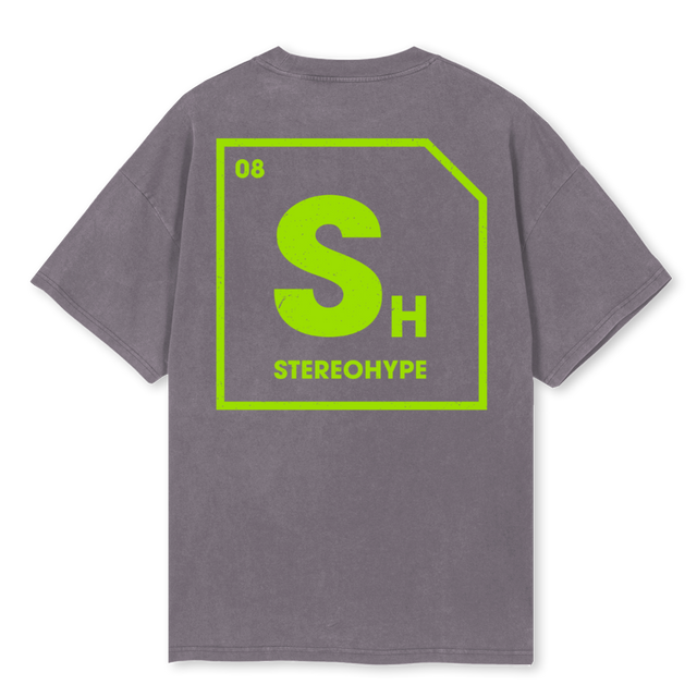 PIGMENTANGELGREEN Pigment Grey Oversized Tee.