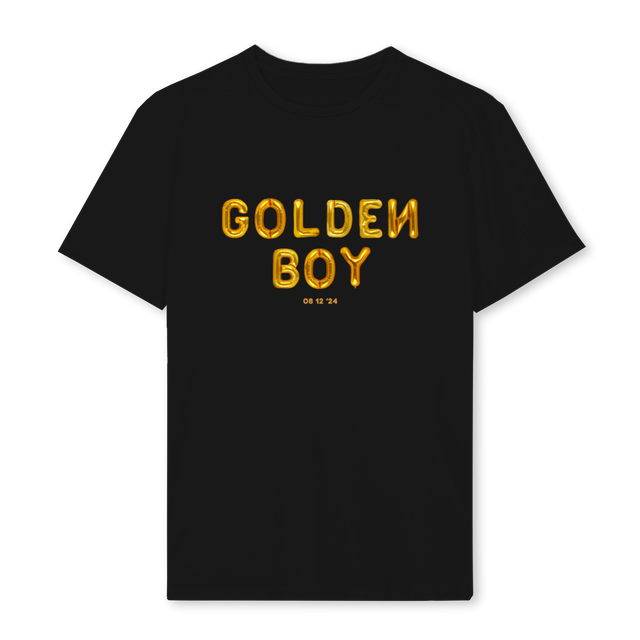 GOLDENBOYANNIVERSARY Black Regular Tee.