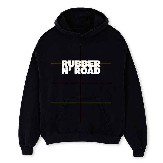UNIFORMHOODIE Black Oversized Hoodie.