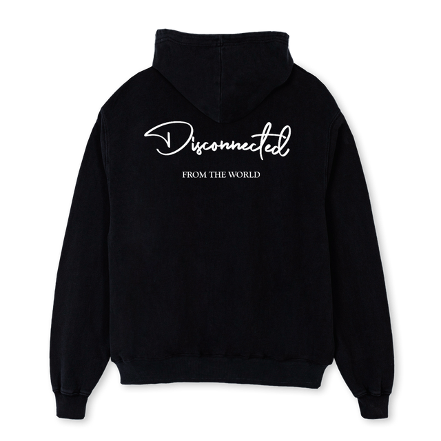 DFTMVAAA Black Oversized Hoodie.