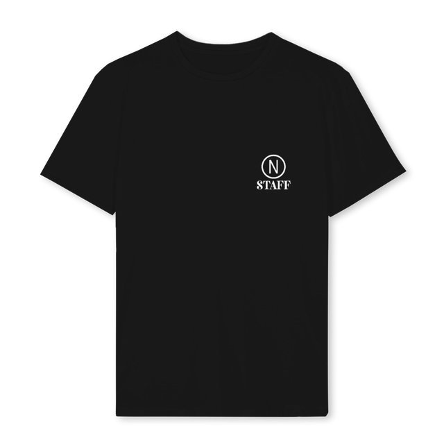 STAFF_2 Black Regular Tee.