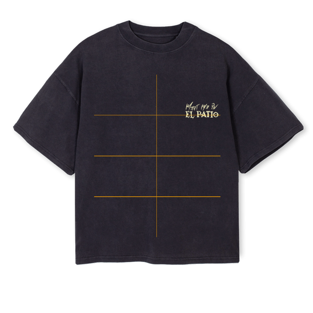 RACINGCLUBMARELLABLA Vintage Black Oversized Boxy Tee.
