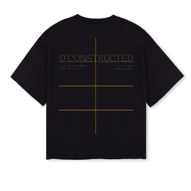 BCK Black Oversized Boxy Tee.