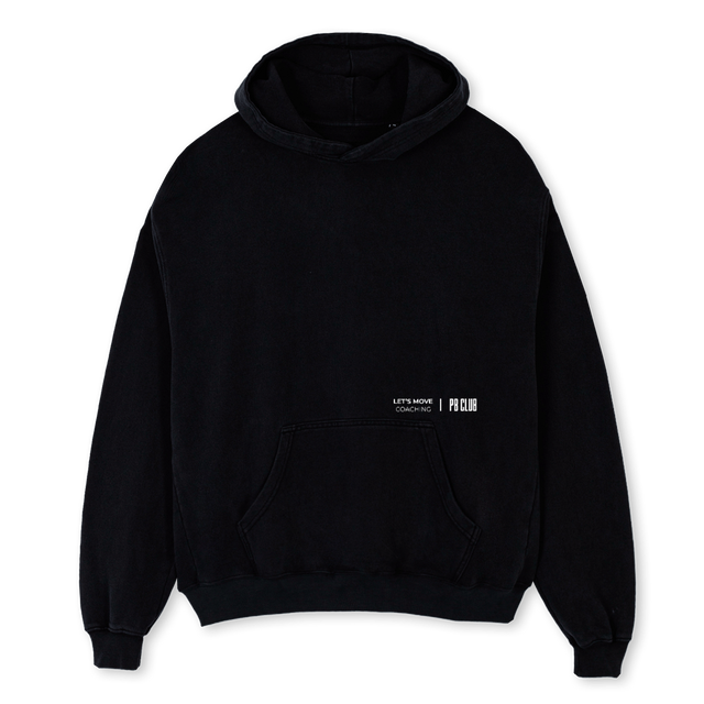 OCTCOLLABTWO Black Oversized Hoodie.