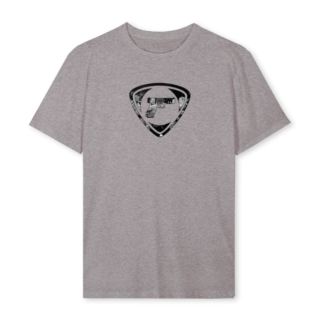 TYSONFINAL Grey Marl Regular Tee.