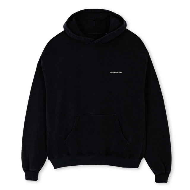 NMSTORIESHOODIE Black Oversized Hoodie.