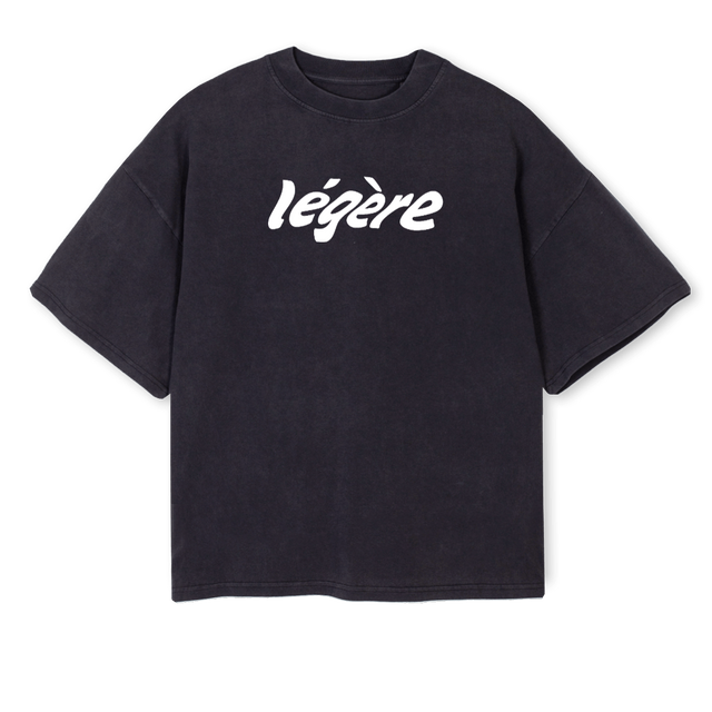 FIRSTDROP_2 Vintage Black Oversized Boxy Tee.
