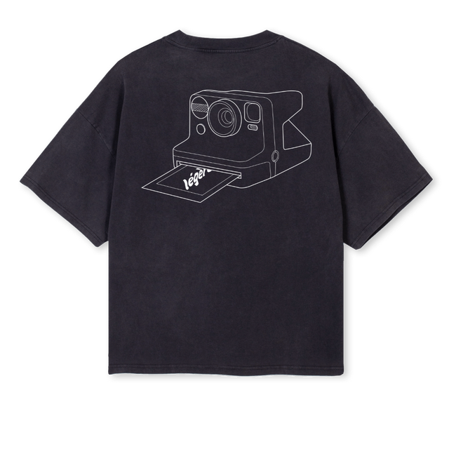 FIRSTDROP_2 Vintage Black Oversized Boxy Tee.