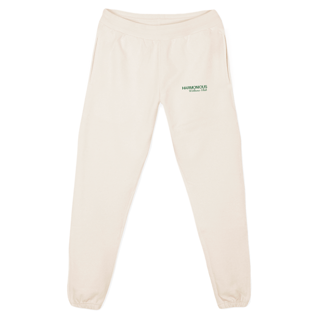 VWHITEJOGGERS Vintage White Relaxed Sweatpants.