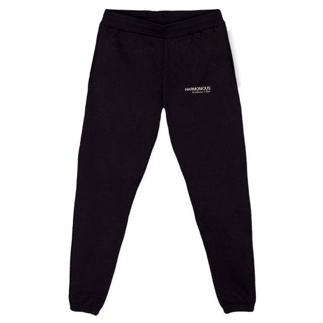 BLACKJOGGERS Black Relaxed Sweatpants.