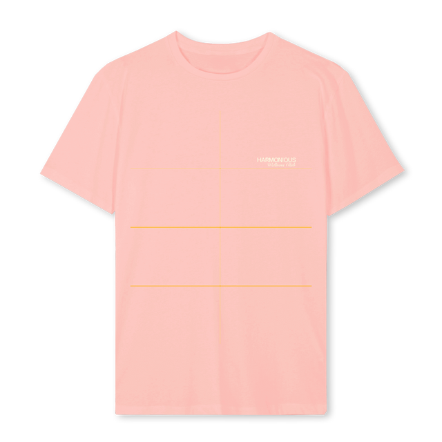 PINKREGWLNESSCRIPT Pink Clay Regular Tee.