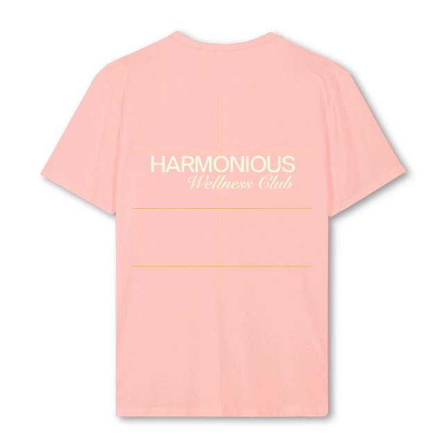 PINKREGWLNESSCRIPT Pink Clay Regular Tee.