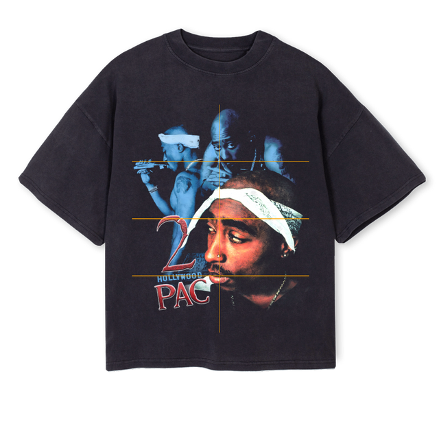 TU Vintage Black Oversized Boxy Tee.