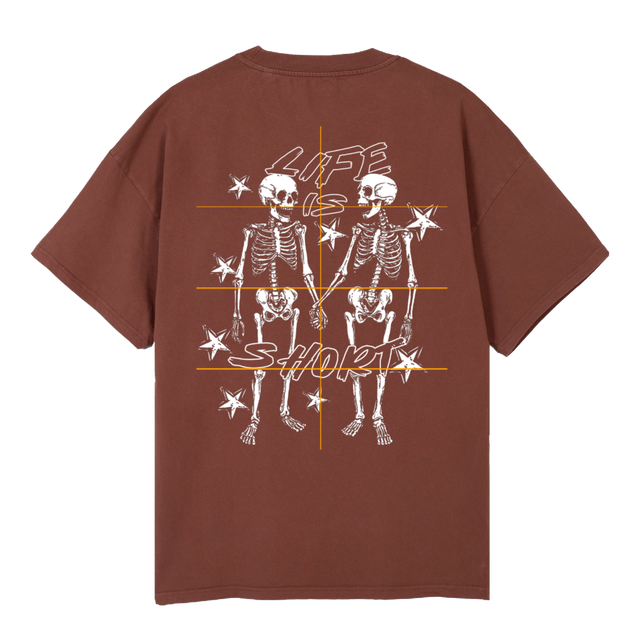 FINAL  Vintage Brown Oversized Tee.