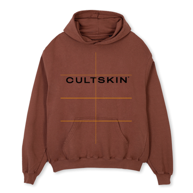 BROWN Vintage Brown Oversized Hoodie.