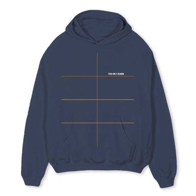 PADELCLUB Navy Blue Oversized Hoodie.