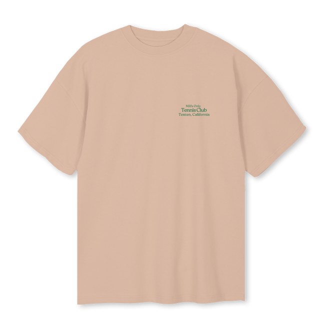 TENNISCLUBS Croissant Oversized Tee.