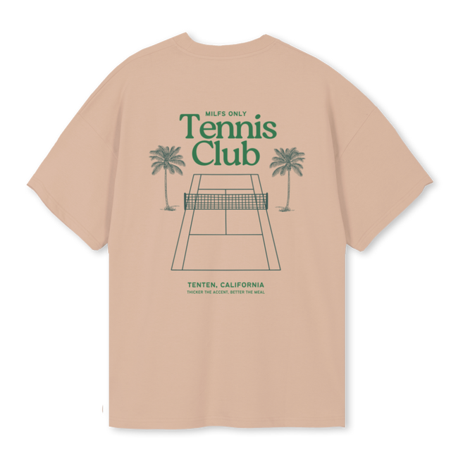 TENNISCLUBS Croissant Oversized Tee.