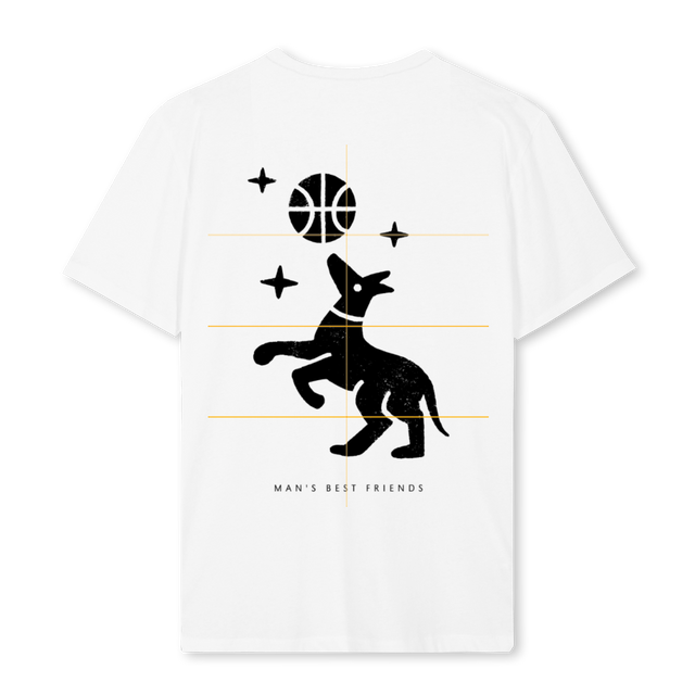 HHDOGTEE White Regular Tee.