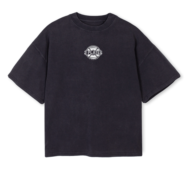 IRONWINGSSHIRT  Vintage Black Oversized Boxy Tee.