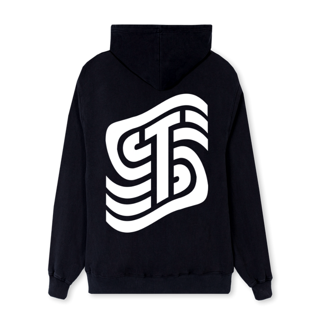 WINTEREINS Black Regular Hoodie.