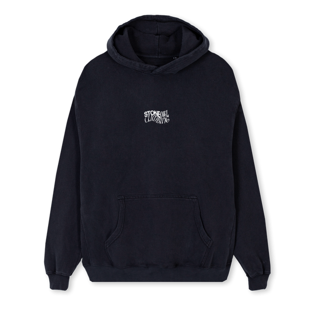 UILSKUIKEN Vintage Black Regular Hoodie.