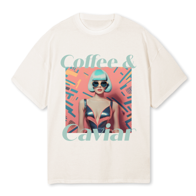 PINUPONE Vintage White Oversized Tee.