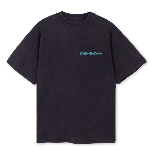 BUDDHAONE Vintage Black Oversized Tee.
